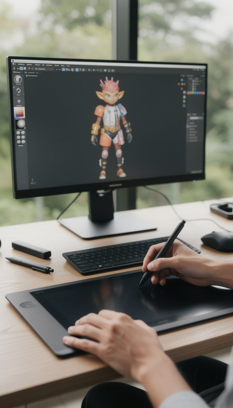 Diseño de Personajes 3D para Juegos